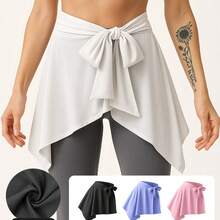 Yoga Sports Headband Scarf Dress, Tennis Skirt Suitable For Women Dancing, Outer Apron Skirt To Prevent Body Exposure - Yoga Skirt - View 6