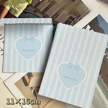 Scrunchie Hair Accessory Transparent Packaging Box Built-In Back Card Support Logo Print - 05; Folding Back Card 11*16cm - View 6