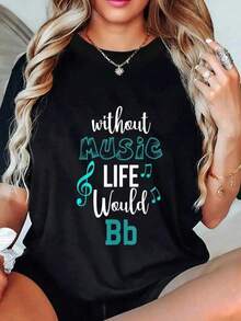 Women T-Shirts - Black - View 1
