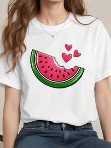 Women T-Shirts - White - View 1