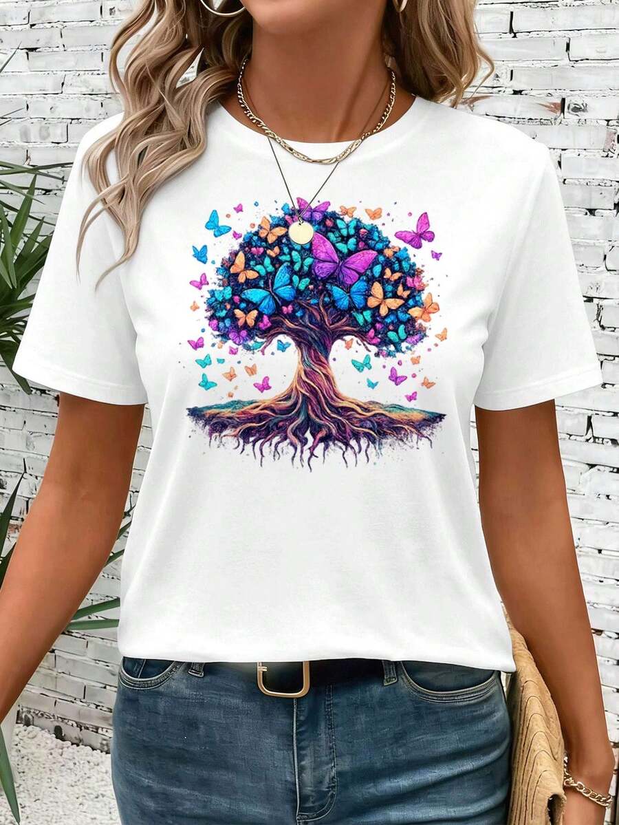 Women T-Shirts - White - View 1