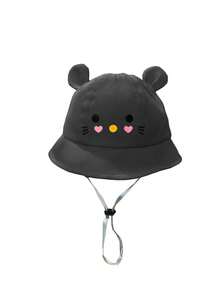 1pc Toddler Cute Cat Bucket Hat, With Adjustable Chin Strap Sun Hat, Unisex Kids Casual Beach Hat, Suitable For Outdoor Daily Use - Multicolor - View 7