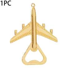 10/30 pièces Set d'ouvre-bouteilles avion avec sacs transparents jaunes et cartes de remerciement, cadeaux de mariage, cadeaux de baby shower, cadeaux de retour, cadeaux de fête à thème voyage, que l'aventure commence - avion - Voir 15