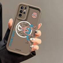 Miniso 1pcs Marvel Spider-Man Suit Blueprint Technical Schematic Design Phone Case Suitable For Samsung Galaxy S26 Ultra/S26 Plus/S26/S25 Ultra/S25 Plus/S25/Galaxy S24 Ultra/S24 Plus/S24/S24 FE/S23 Ultra/S23 FE/S22Ultra/S22 Plus/S22/S21 Ultra/S21 Plus/S21/S21 FE/A13/A14/A15/A16/A17/A33/A34/A35/A36/A52/A53/A54/Galaxy Note20Ultra/Galaxy Note20 Galaxy S25 Case Galaxy S25 Case Galaxy S25 Ultra Case Plus Stocking Stuffers The Girlfriend - 咖啡棕 - 查看 1