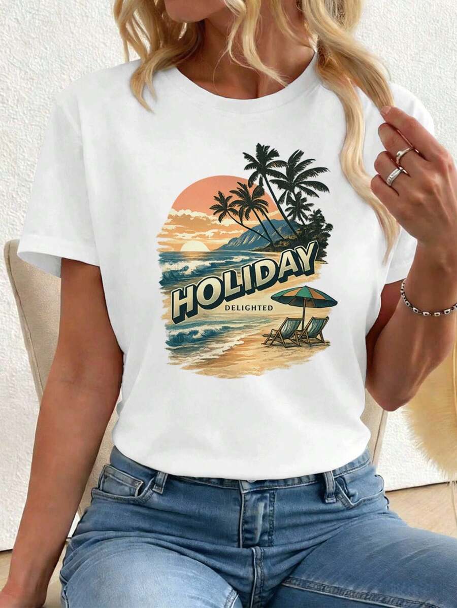 Women T-Shirts - White - View 1