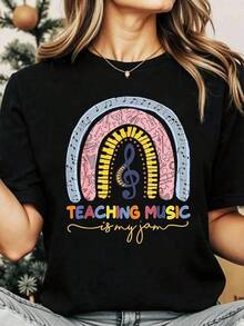 Women T-Shirts - Black - View 1