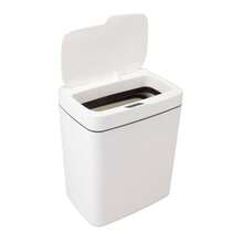 Bote de Basura Inteligente 18L con Sensor Automático Tapa Inteligente Resistente al Agua Diseño Delgado y Estrecho Compacto Ideal para Baño Cocina Oficina Dormitorio y Sala Cubo de Basura - como en la imagen - Ver 5