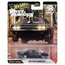 Hot Wheels Speed And Fury 1970 道奇Charger R/T、道奇Challenger、本田NSX、宝马M5、丰田陆地巡洋舰合金跑车模型收藏系列，正版汽车文化金标版，礼品 - 彩色 - 查看 2