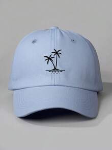 1pc Women's Printed Palm Tree Baseball Cap, Adjustable Outdoor Sun Protection Casual Hat Suitable For Spring, Autumn, Travel, Beach Vacation, Unisex Y2K Style Sun Hat - Baseball Cap - View 20