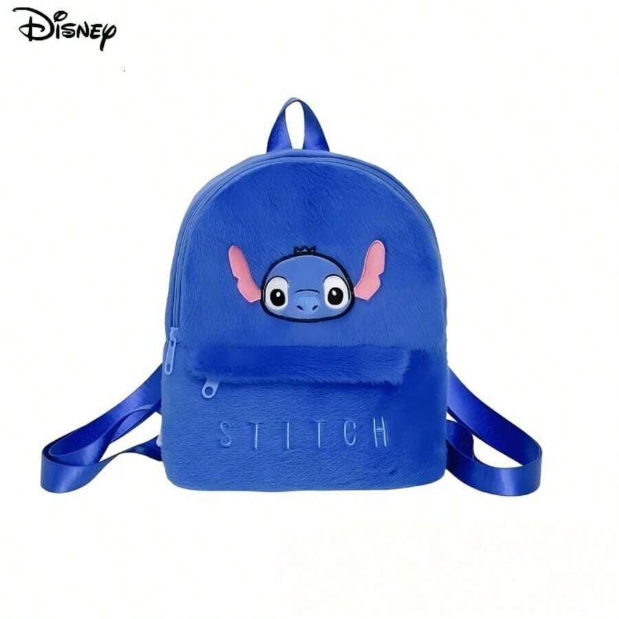 1pc Disney Stitch Backpack, Stitch Backpack, 16cm * 19cm, For Daily Commuting, Campus Commuting, Short Trips, Theme Park Check-In, - A - View 1