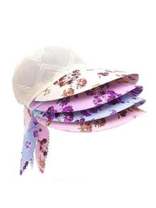Sombrero de sol para mujer de verano para uso al aire libre, con protección UV, ala ancha, para viajes, senderismo, protección solar, playa, festivales - Multicolor - Ver 2