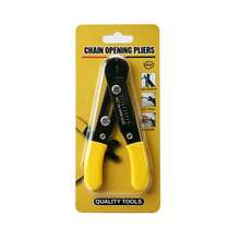 1pc Chain Pliers, Chain Opening Pliers, Chain Opening And Closing Tool, Mini Stripping Installation Pliers, Modification Disassembly Cutting Assembling Pliers, DIY Handcraft Tool - Yellow - View 7