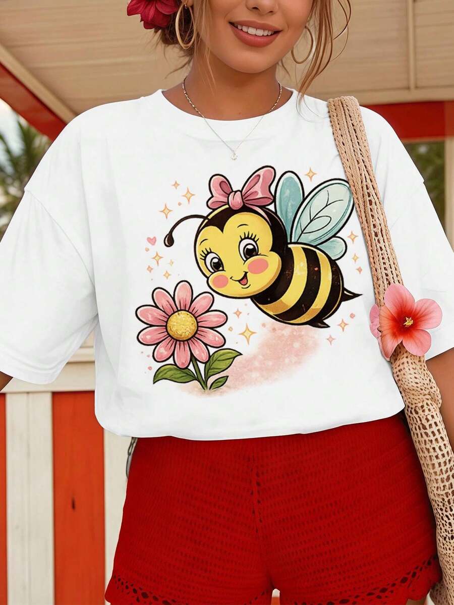 Women T-Shirts - White - View 1