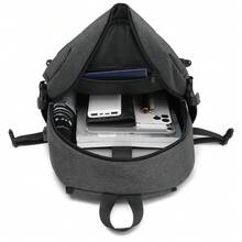 Laptop Backpack 15.6 Inch Large Travel Rucksack USB Charging Port Anti Theft Lock Water Resistant Computer Backpack For Men Women School Office - Dark Grey - View 12