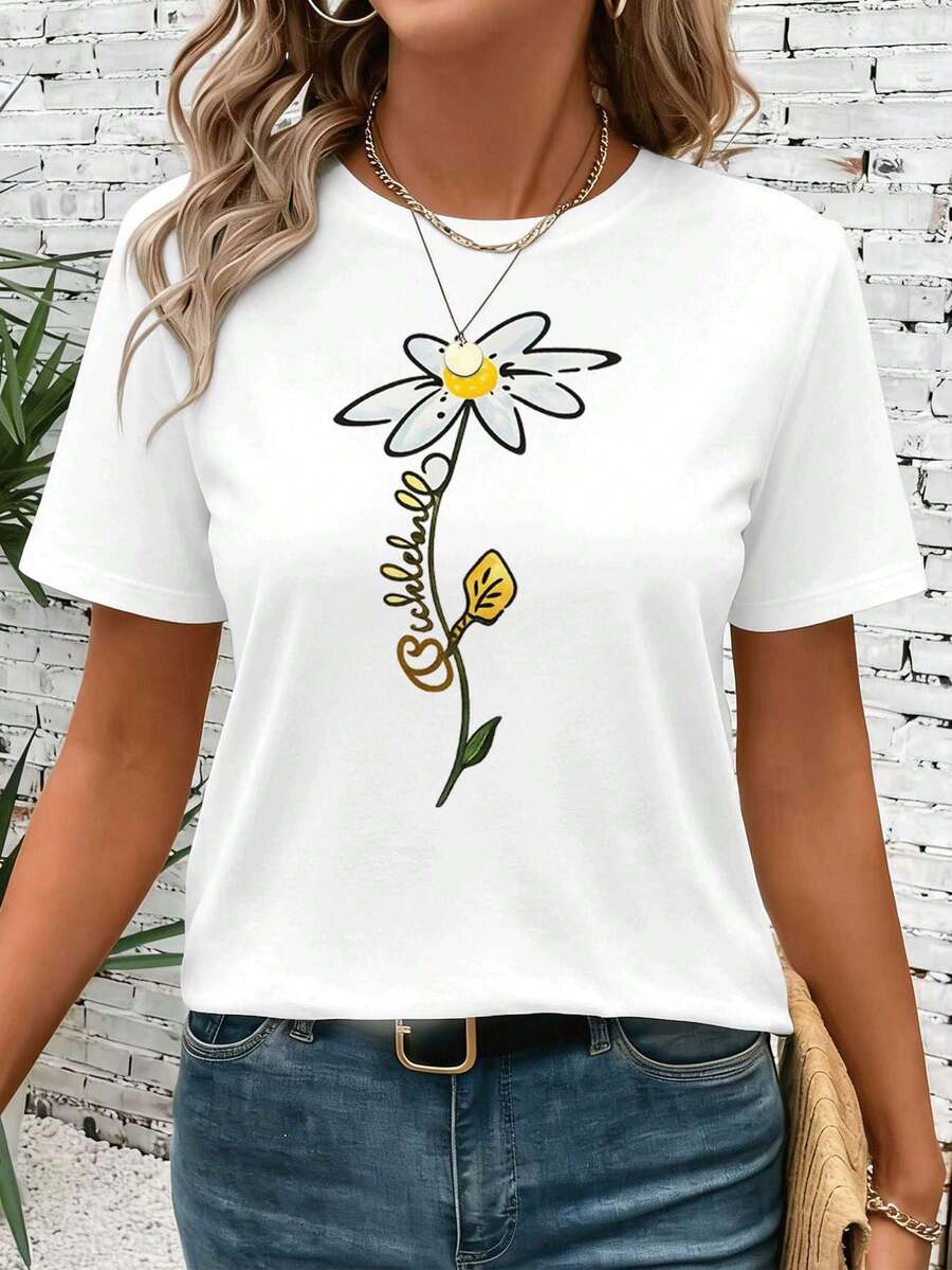 Women T-Shirts - White - View 1