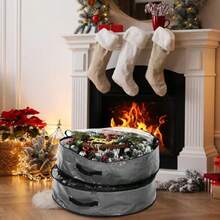 Decorative Wreath Storage - Gray - View 8