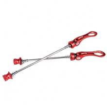 ZTTO QR Quick Release MTB Road Bike Bicycle Hub Skewers Lever Aluminum Alloy Mountain Bike Parts For Front 100mm Rear 135mm - Red - View 6