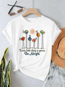 Women T-Shirts - White - View 2