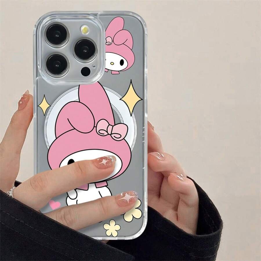 SANRIO Phone 11/12/13/14/15/16/17 & Galaxy S22/S23/S24/S25 Plus Ultra - Transparent - View 1