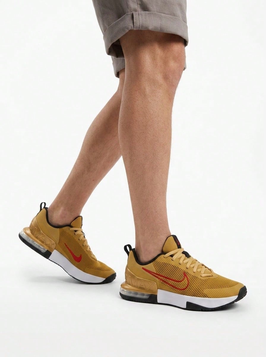 Nike Air Max Alpha Trainer 6 Men's Sneakers FLTGOLDUNIVERSITYRED-METALLICGOLD FQ1833 - Flat Gold/Metallic Gold/Black/University Red - View 1