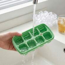 1/2/3pcs 8 Grids Plastic Ice Mold With Lid, Reusable Fruit & Beverage Ice Tray, Beer Refrigeration Tool, Suitable For Refrigerator Ice Maker In Kitchen, Restaurant,Bar - Multicolor - View 9