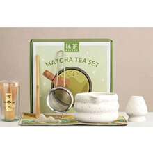 7pcs/5pcs/1pc Matcha Green Tea Whisk Set, Includes Matcha Bowl (With Pouring Spout), Matcha Whisk, Whisk Holder, Strainer, Elegant Matcha Set, Gift Box Packaging, Suitable For Gifting And Personal Use - Multicolor - View 1