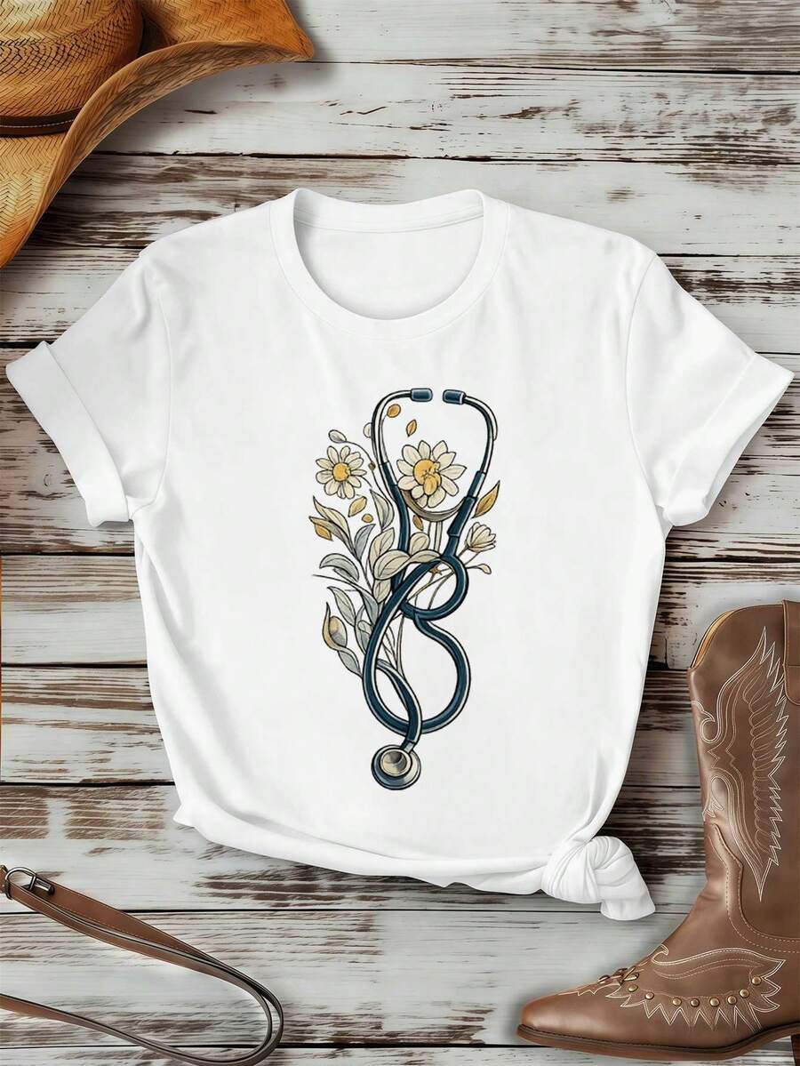 Women T-Shirts - White - View 1