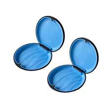 隐形矫正器收纳盒，适用于 Invisalign 隐形矫正器，便携式设计，磁吸式闭合，旅行理想之选 - A - 查看 16