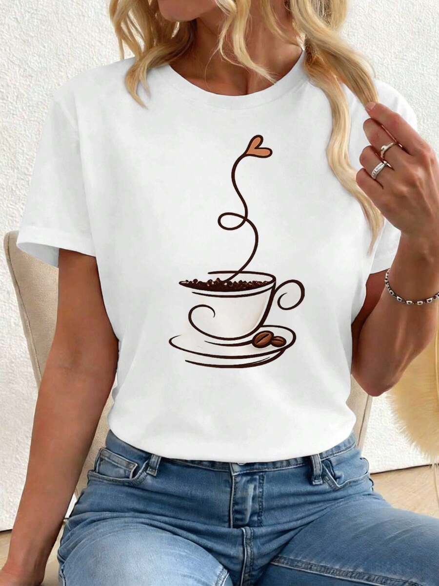 Women T-Shirts - White - View 1