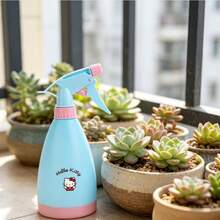 1 bình tưới cây mini màu hồng Sanrio, bình xịt làm vườn, dụng cụ tưới tiêu, bình phun áp lực cầm tay, thích hợp để tưới cây mọng nước, hoa và phun khử trùng, người bạn đồng hành lý tưởng trong làm vườn. - Bình tưới cây - Xem 6