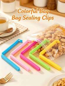 20/15/10/5/2pcs Set Food Bag Sealing Clips, Plastic Bag Clips In Various Sizes, Suitable For Snacks, Coffee, Chips And Other Food Storage Bags - Multicolor - View 7