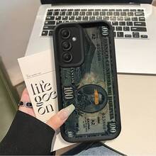 For S24 Ultra/S24 Plus/S24/S23 Ultra/S23 Case Retro Banknote Print Phone - Mixed Color 1 - View 4