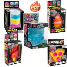 Fuzz Ball Stress Relief Squeeze Toy, Textured Squishy Fidget Ball Adults & Teens, Anxiety Relief Sensory Toy Office Desk - 查看 12