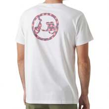 T-shirt Scotta 1985 Ikat  pour homme en blanc : il combine minimalisme sur le devant et un design vibrant sur le dos. Apporte fraîcheur et style à votre quotidien, idéal pour des looks décontractés avec des jeans, des chinos ou des shorts. Un vêtement équilibré et distinctif, parfait pour ceux qui recherchent le confort avec une touche unique. - Blanc - Voir 3