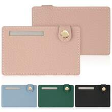 Personal Number Card Holder, Anti-Theft, Personal Information Protection, Personal Number Card, Card Holder, Microfiber Leather, RFID Anti-Theft, Anti-Magnetic, Card Clip, Thin, Cute, Fashion, Card Size, Standard, Protection - Multicolor - View 12