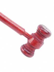 1pc Wooden Judge Gavel, Gavel Model, Durable And Fall-Proof, Wooden Handicrafts, Suitable For Moot Court, Family Games, Birthday Gifts - Hammer - View 6