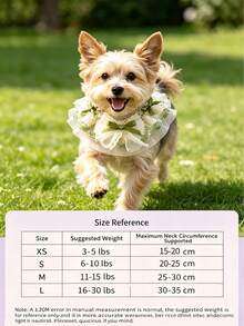 2pcs Cute Lace Pet Collar, Princess Style For Small Dogs & Cats, Soft Absorbent Lace Scarf, Adjustable Neck Decor - Multicolor - View 4