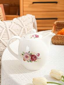 WGROOM 1 Stück Keramik Teekanne, Küche/Esszimmer/Wohnzimmer Kaltwasser Kessel, Thermoisolierte Kanne für Tee, Kaffee, Milch, Fruchtsaft, geeignet für Hochzeit, Party, Geschenk, Geburtstag - Verschiedenfarbig - Übersicht 6