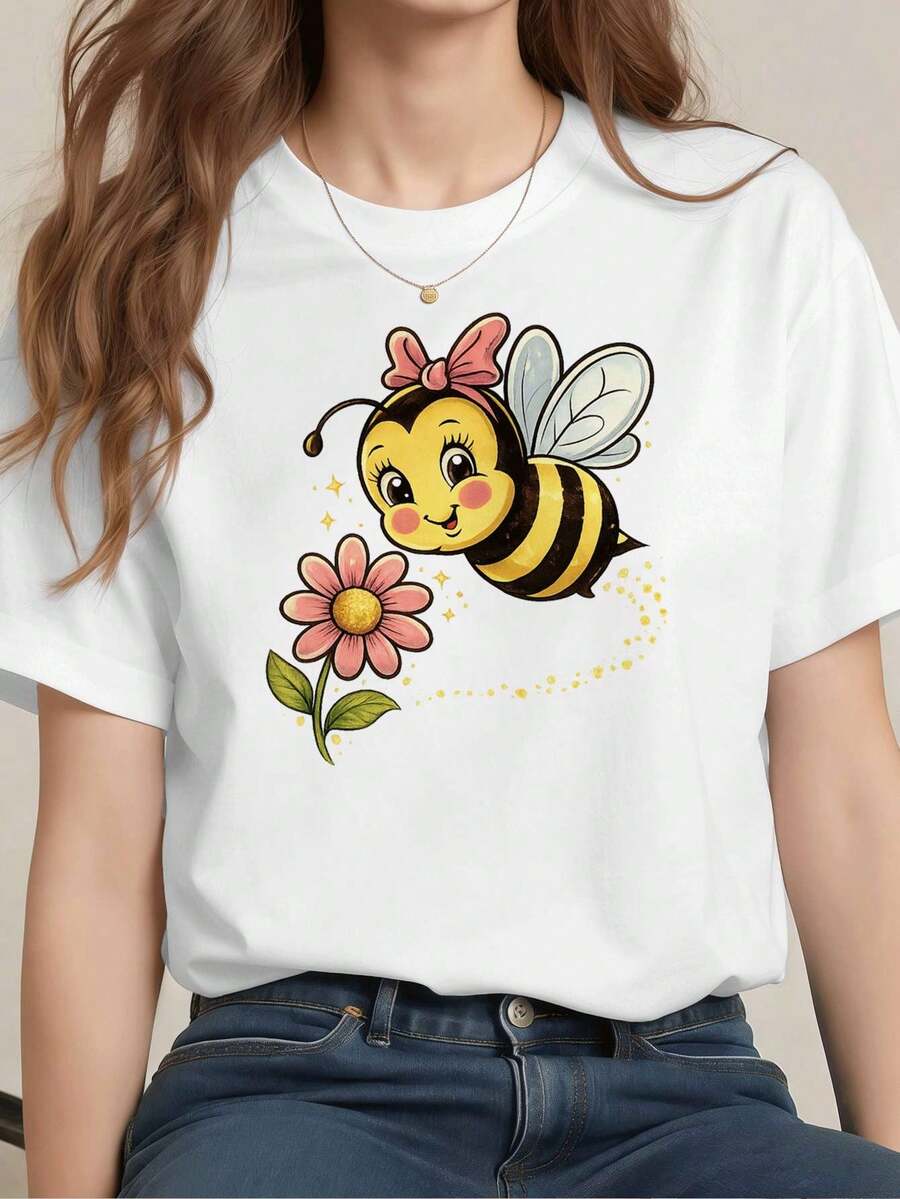 Women T-Shirts - White - View 1