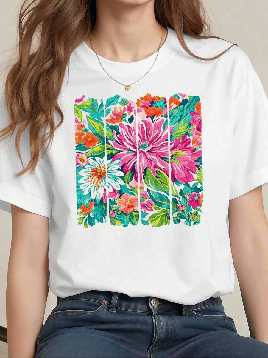 Women T-Shirts - White - View 1