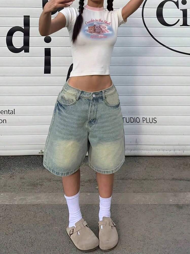 Women Two-Piece Outfits - Light Wash - View 7