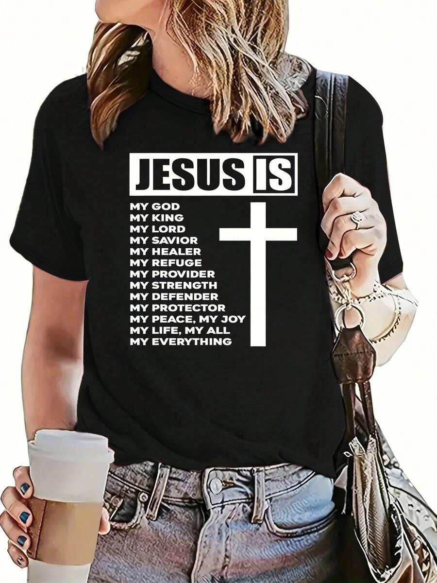Camiseta con cuello redondo