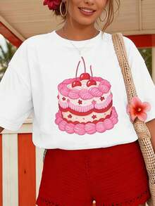Women T-Shirts - White - View 1