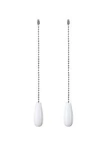 4pcs/2pcs Bohemian Style Ceiling Fan Pull Chain Decorative Pendant Extension, 12 Inch Lighting Ceiling Fan Beaded Tassel With Connector - A - View 7