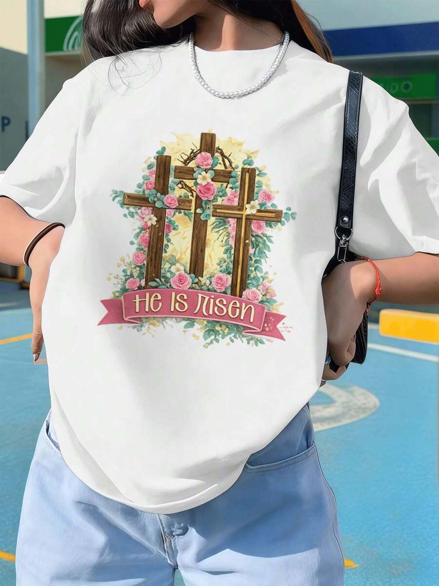Women T-Shirts - White - View 1
