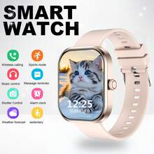 1 pieza Reloj inteligente táctil de pantalla completa para hombres y mujeres, con función de llamada, conteo de pasos, seguimiento de calorías, múltiples modos deportivos, seguimiento de distancia, recordatorio de llamadas entrantes y sedentarismo, reloj inteligente multifuncional, conexión inalámbrica compatible con teléfonos Android - Ver 11