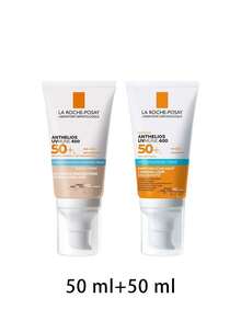 La Roche-Posay 【套装】安德烈UVmune 400润色防晒霜SPF50 50毫升 + SPF 50+防晒霜 50毫升 - 白色 - 查看 2