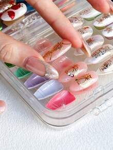 150/60 Pieces Of Nail Design Display Self-Adhesive Tape, Nail Plate And Transparent Double-Sided Adhesive Tape Of Salon - Perfect Tools And Accessories For DIY Nail Design, Nail Rack, Nail Polish Storage And Sorting Device, Nail Polish Display, Nail Display Card, Nail Brush Holder, Nail Sample Book, Nail Box, Nail Technology Desk, Nail Enhancement Display Rack - Multicolor - View 7