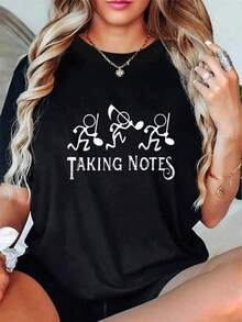 Women T-Shirts - Black - View 7