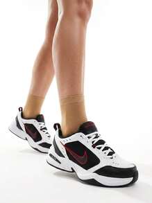 Air Monarch IV Men's Shoes White / Black 416355-101 - White - View 1